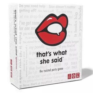 That's What She Said Card Game - Red and White